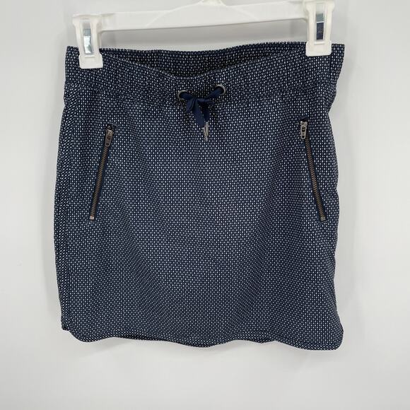Athleta Blue Pattern Zippered Skort // XXS - Picture 5 of 8